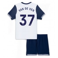 Dětský fotbalový dres Tottenham Hotspur Micky van de Ven #37 2024-25 Domácí Krátký Rukáv (+ trenýrky)